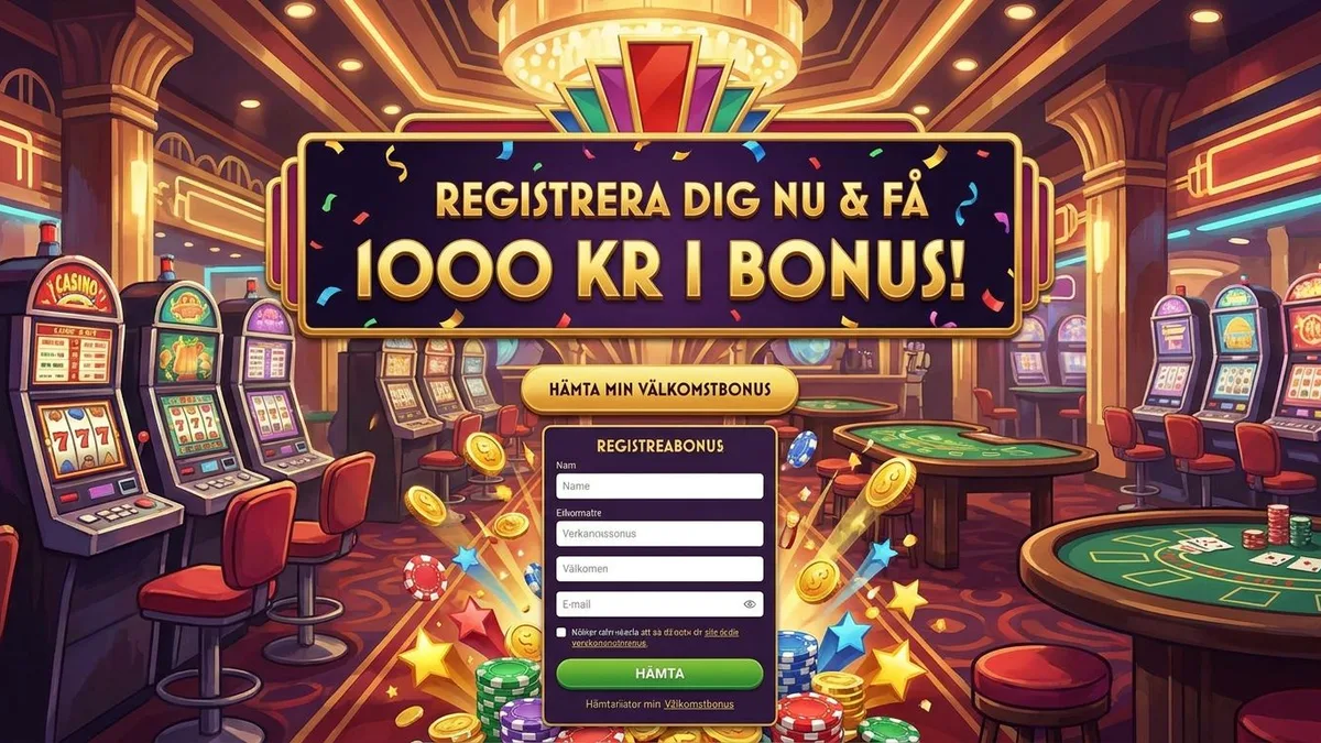 Registrera dig med bonus